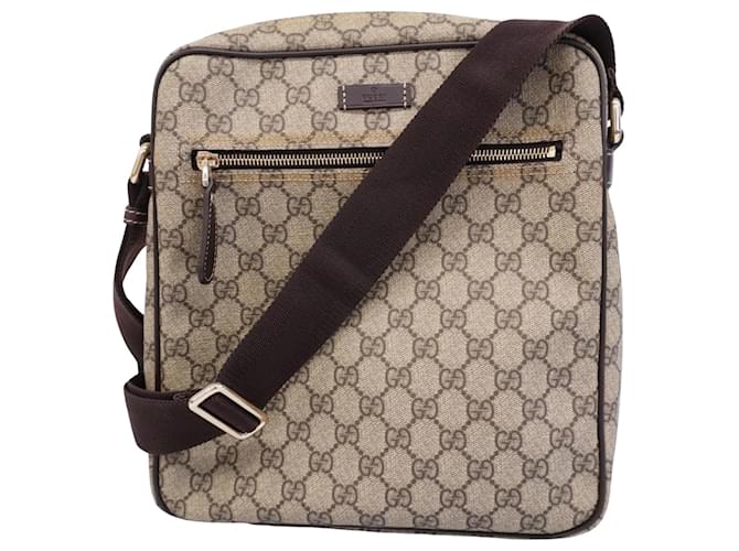 Gucci GG Canvas Marrom Lona  ref.1378643