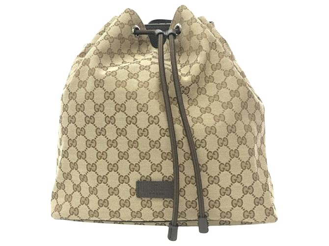 Gucci GG Canvas Beige Tela  ref.1378673