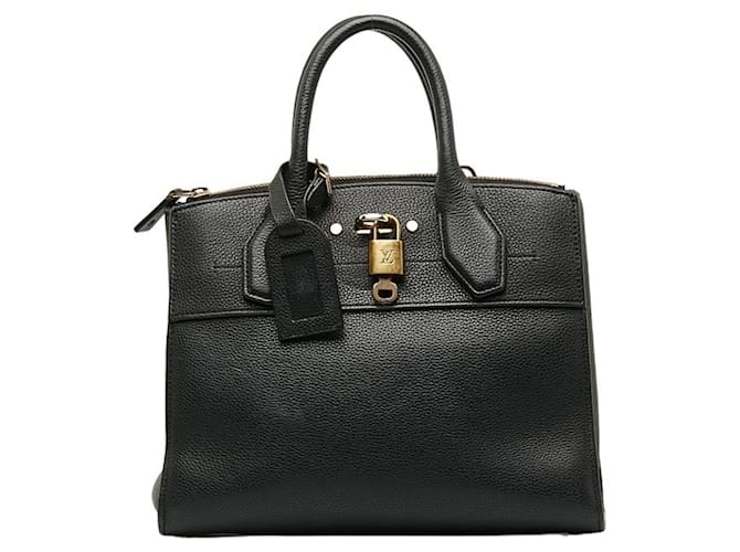 Louis Vuitton City steamer Black Leather  ref.1378717