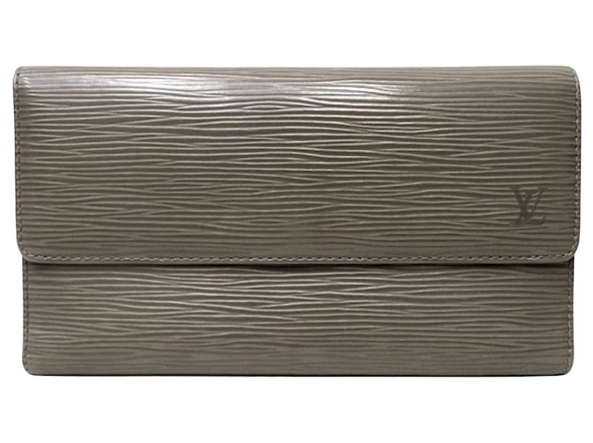 Louis Vuitton International Grey Leather  ref.1378740