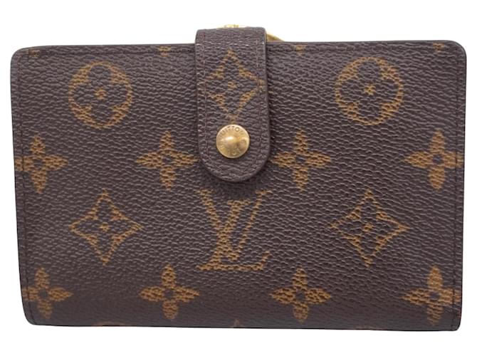 Louis Vuitton Portefeuille viennois Marrom Lona  ref.1378753