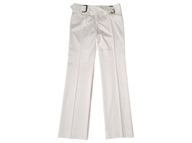Pantalones blancos de mujer Dolce & Gabbana y2k