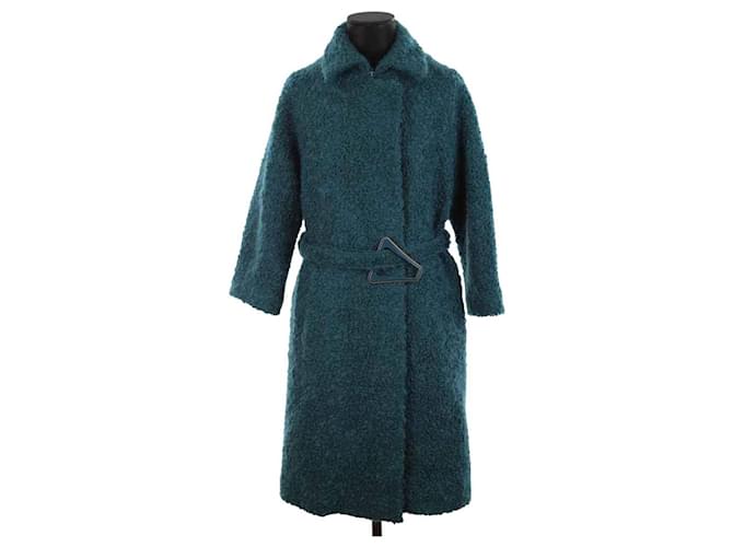 Carven Manteau bleu Polyester  ref.1378917