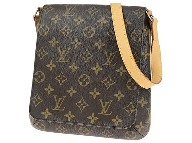 Louis Vuitton Musette Salsa Marrom Lona  ref.1378954