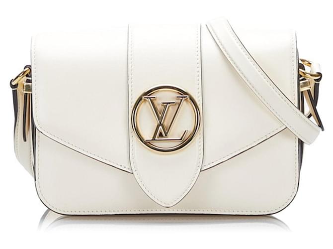 Louis Vuitton Pont Neuf White Leather  ref.1378971
