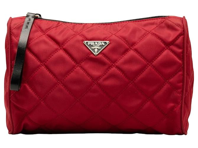 Prada Tessuto Synthétique Rouge  ref.1378977