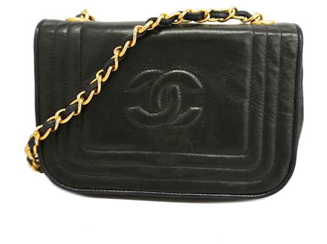 Timeless Chanel Negro Cuero  ref.1379127