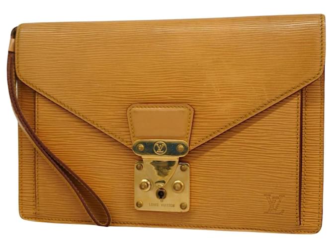Louis Vuitton Sellier Drangonne Beige Leather  ref.1379129