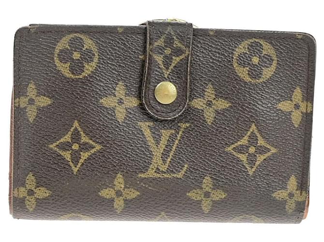 Louis Vuitton Portefeuille viennois Marrom Lona  ref.1379236