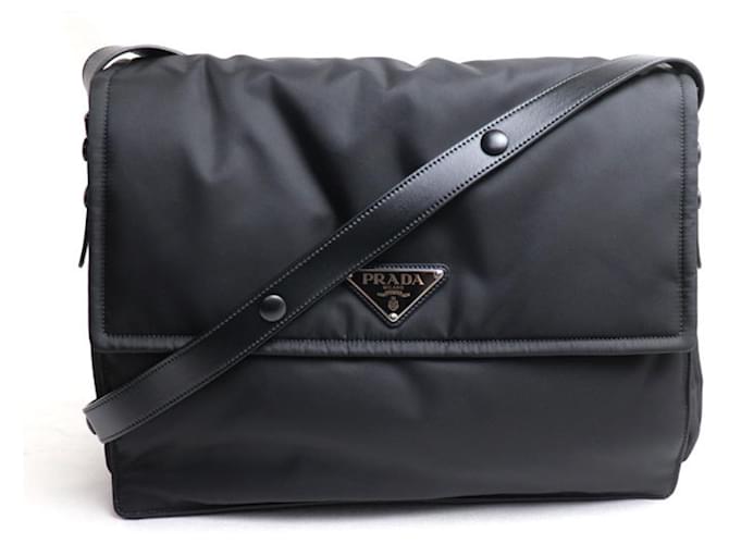 Prada Re-Nylon Nero Tela  ref.1379243