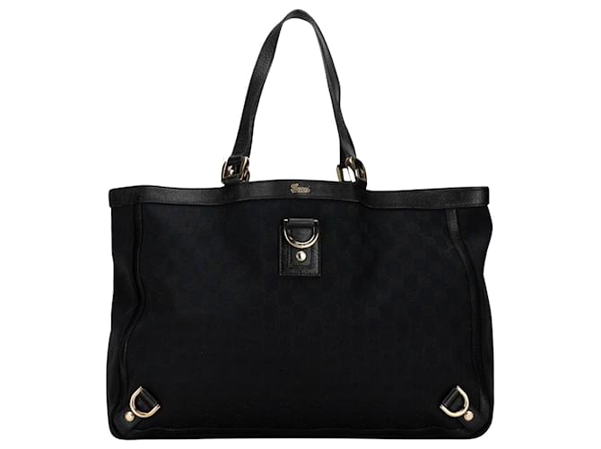 Abadía de Gucci Negro Lienzo  ref.1379246