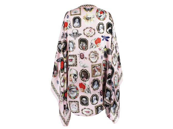 Alexander McQueen Memento Mori Silk Cape