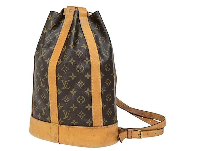 Randonnee Louis Vuitton Randonnée Marrom Lona  ref.1379334