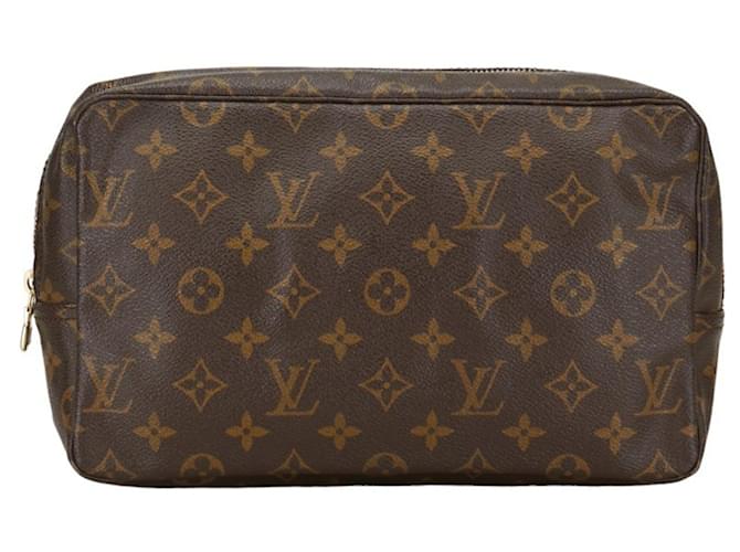 Louis Vuitton Trousse de Toilette Marrone Tela  ref.1379341