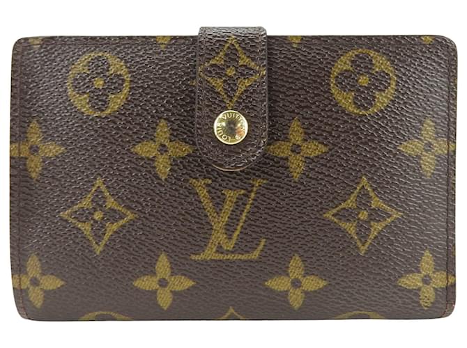 Louis Vuitton Portefeuille viennois Marrom Lona  ref.1379344