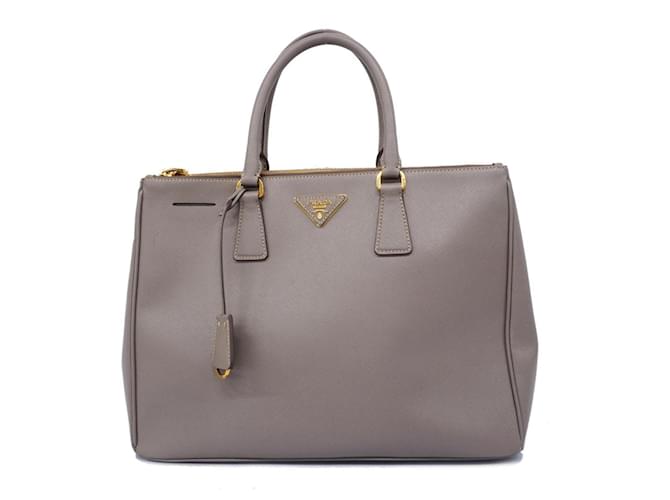 Prada Saffiano Grigio Pelle  ref.1379366