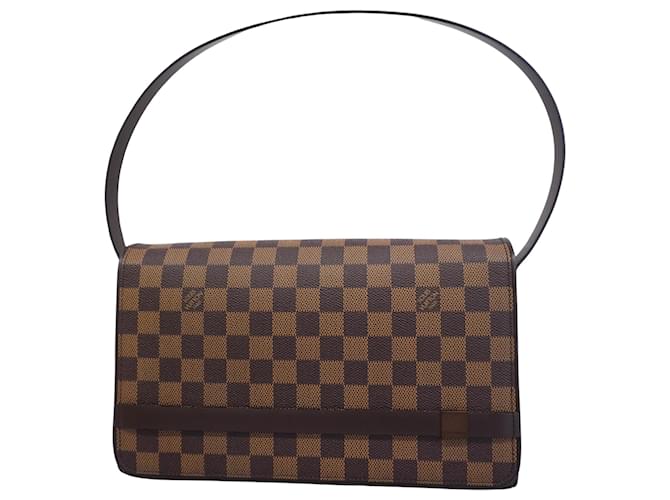 Louis Vuitton Tribeca Marrom Lona  ref.1379371