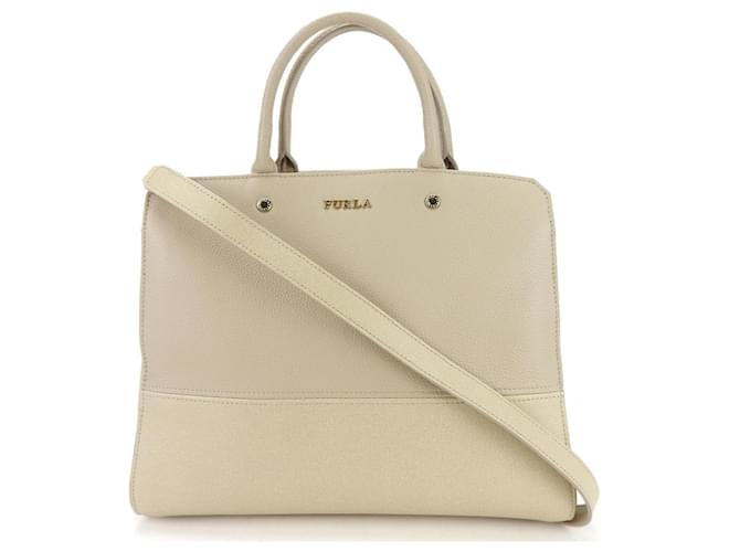 Furla Beige Pelle  ref.1379394