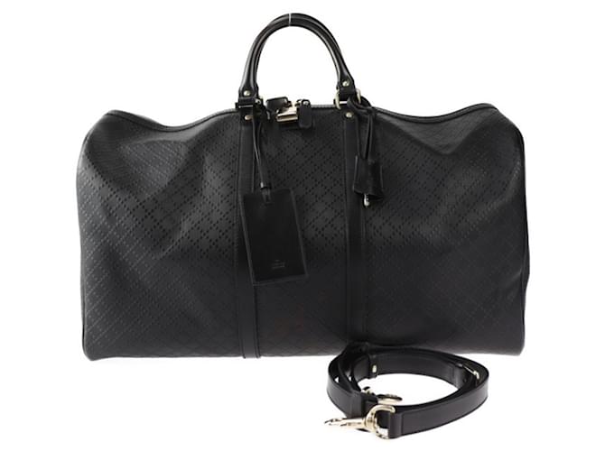 Gucci Diamante Nero Pelle  ref.1379417