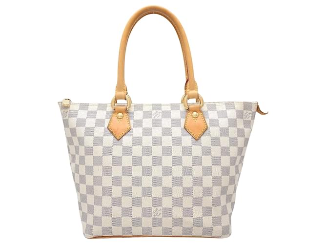 Louis Vuitton Saleya Branco Lona  ref.1379449