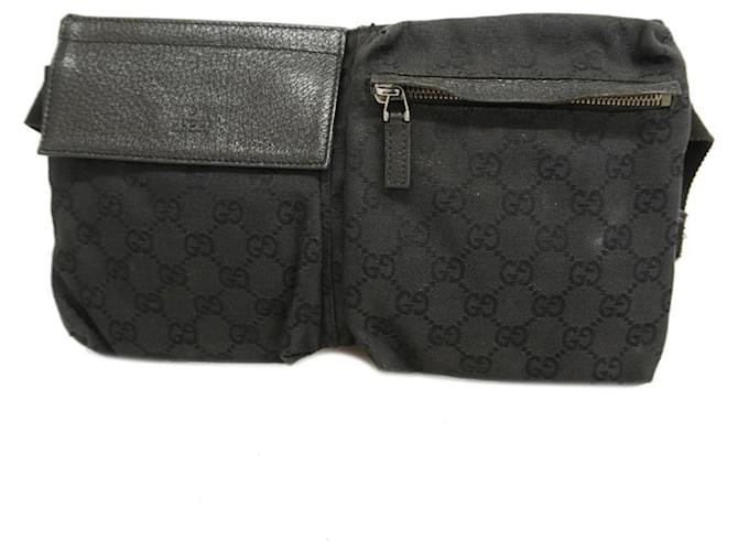 Gucci GG canvas Black Cloth  ref.1379483