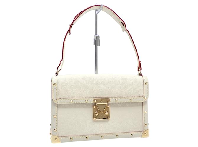 Louis Vuitton Suhali Branco Couro  ref.1379496