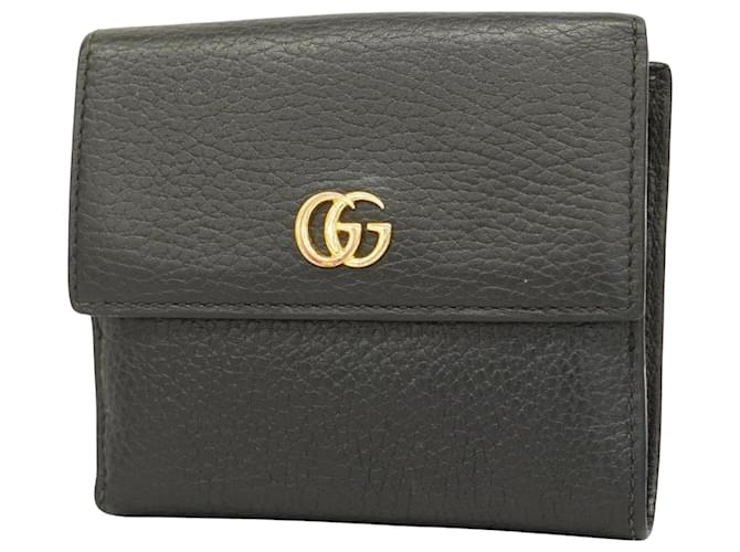 Gucci GG Marmont Cuir Noir  ref.1379524