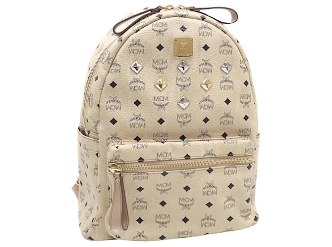 MCM Visetos Cuir Beige  ref.1379537