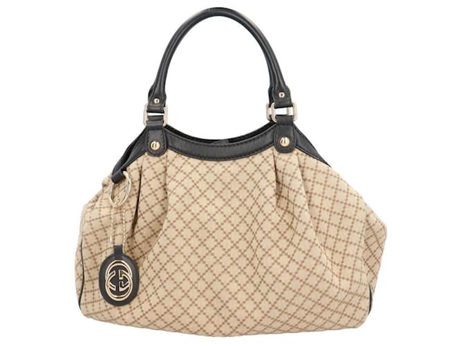 Gucci Sukey Toile Beige  ref.1379545