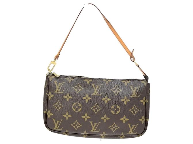 Louis Vuitton Pochette Accessoires Toile Marron  ref.1379548