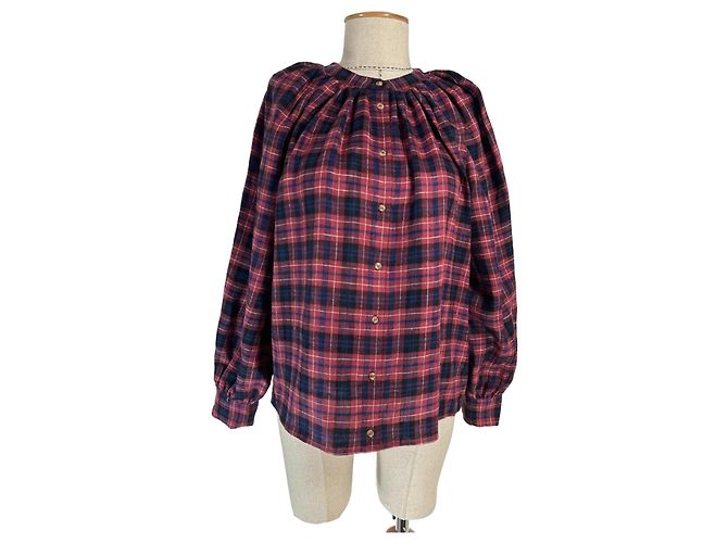SéZane Camicia Lealys a quadri in lino Multicolore