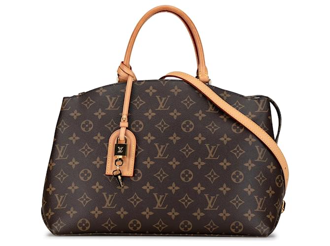 Louis Vuitton Grand Palais con monograma marrón Castaño Cuero Lienzo  ref.1379578