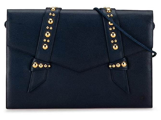 Yves Saint Laurent Studded Leather Shoulder Bag Leather Shoulder Bag in Good condition  ref.1379727