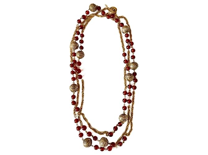 Chanel Long necklaces Multiple colors Glass  ref.1379782