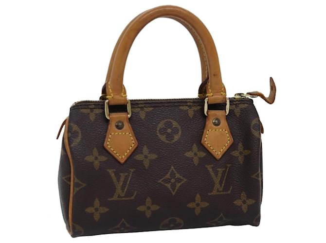 Bolso de mano Mini Speedy con monograma de LOUIS VUITTON M41534 LV Auth 73788 Lienzo  ref.1379795