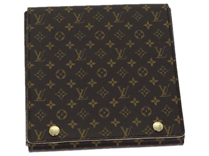 Estojo para joias com monograma LOUIS VUITTON Caixa para joias Autenticação de LV am6165A Lona  ref.1379826