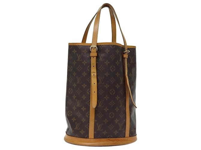 Bucket LOUIS VUITTON Bolsa de ombro GM com monograma M42236 Autenticação de LV4874 Lona  ref.1379830