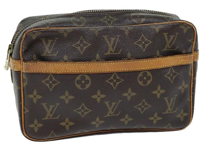 LOUIS VUITTON Monogramm Compiegne 23 Clutch M51847 LV Auth am6246