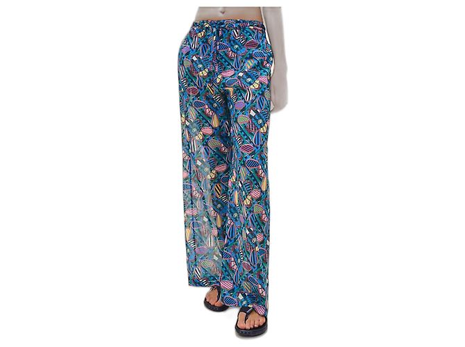 Hermès Pantalón de playa "En roue libre" Multicolor