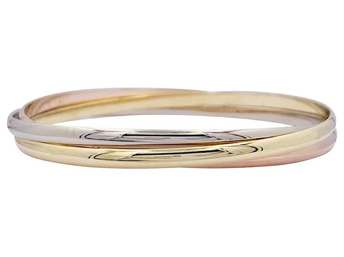 Cartier “Trinity” bracelet in three golds. White gold Yellow gold Pink gold  ref.1380007