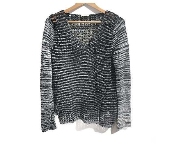 HELMUT LANG Strickwaren T.International M Baumwolle Schwarz