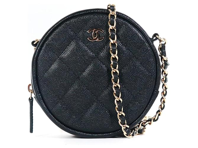 CHANEL Bolsos T. Cuero Negro  ref.1380053