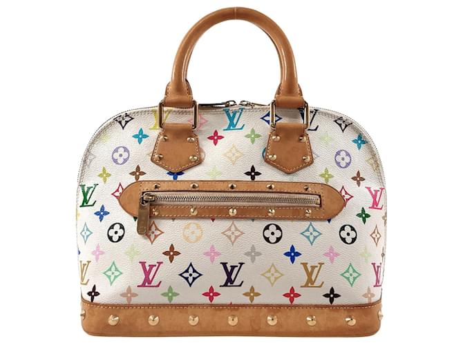 Louis Vuitton Alma White Cloth  ref.1380101