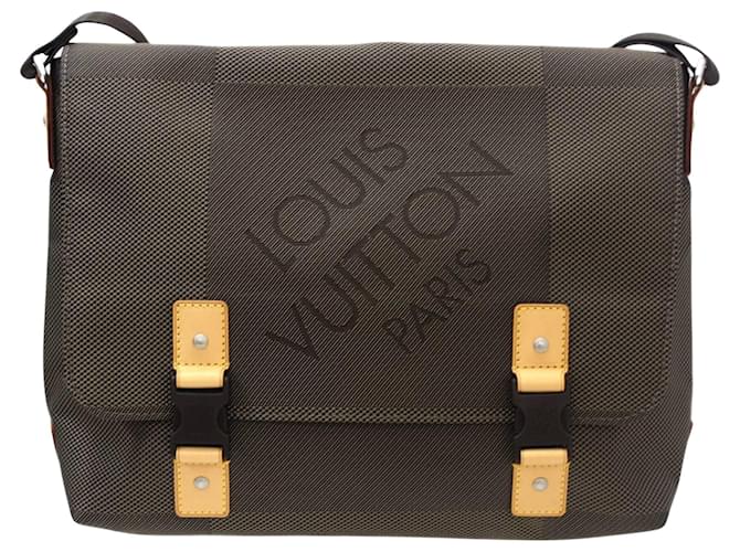 lupa Louis Vuitton Geant Castaño Lienzo  ref.1380129