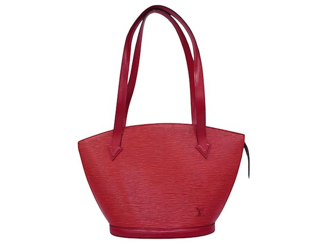 Louis Vuitton Saint Jacques Red Leather  ref.1380132