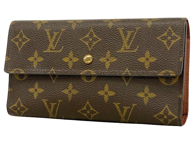 Louis Vuitton Trésor Brown Cloth  ref.1380158