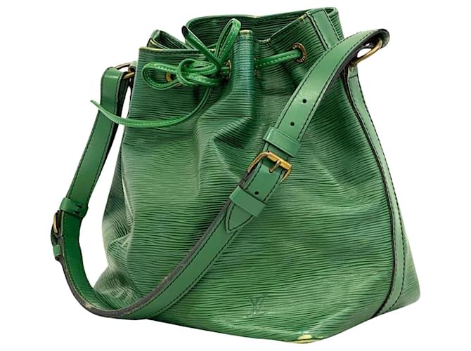 Noe Louis Vuitton Petit Noé Green Leather  ref.1380164