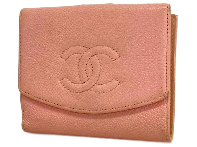 Chanel Pink Leder  ref.1380176
