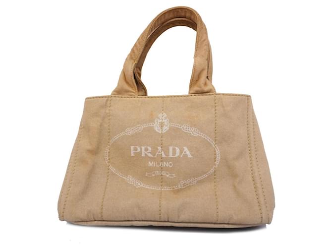 Prada Canapa Beige Cloth  ref.1380192