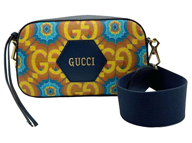 Gucci Messenger Giallo Tela  ref.1380222